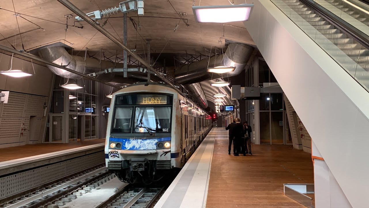 EOLE Premier jour du Prolongement du RER-E a l’Ouest