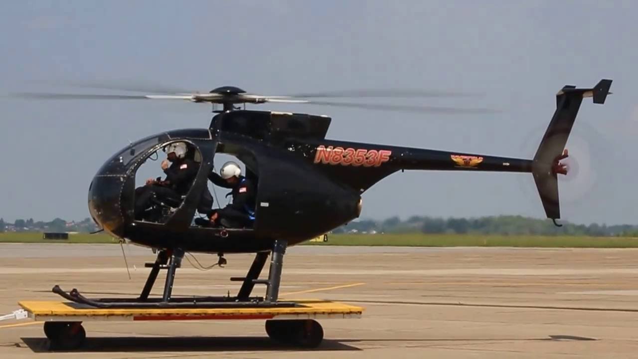 N8353F - MD500 (Hughes 369D) Taking Off