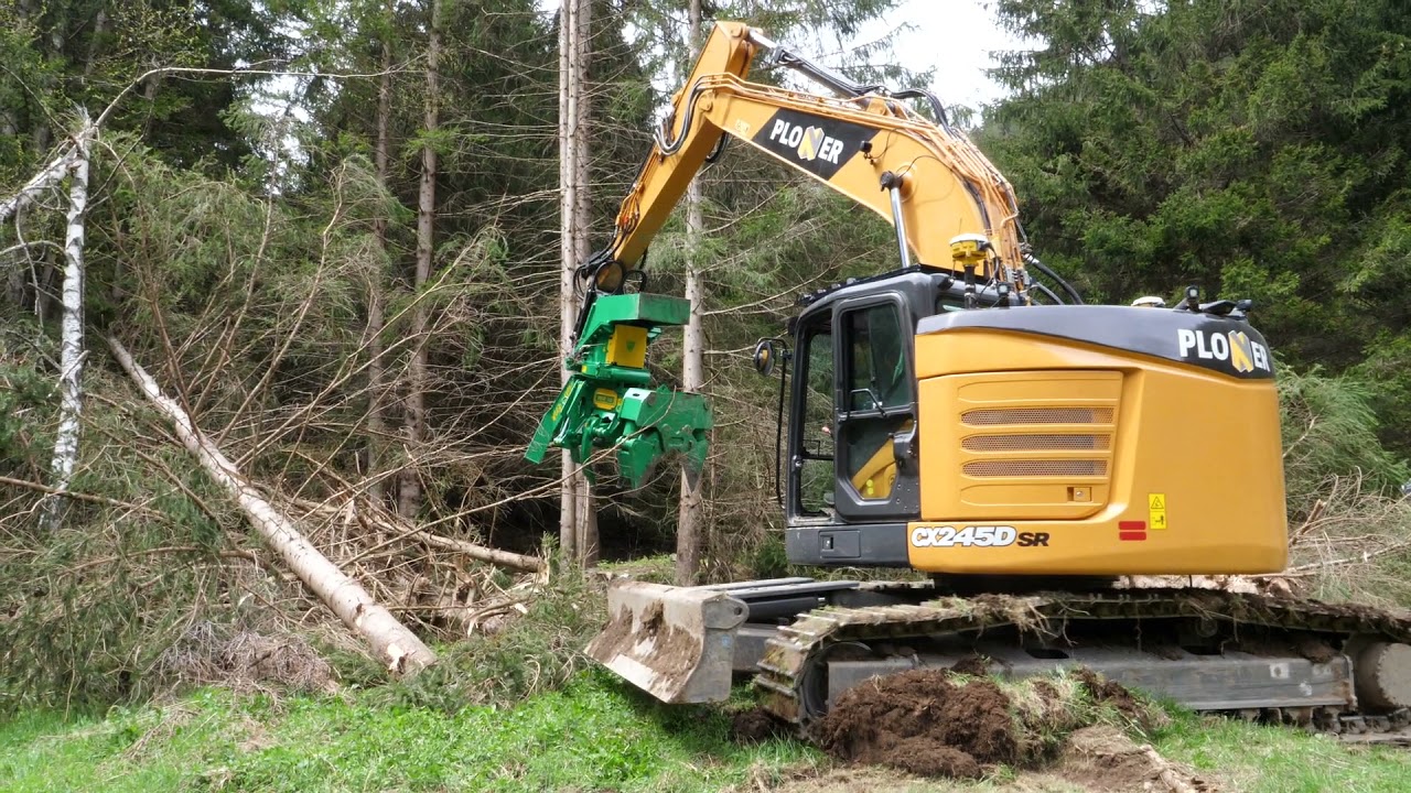 Pinza Abbattitrice per legname Wood Raptor modello WR 18 Trevi Benne. Tree Shear Wood Raptor WR 18