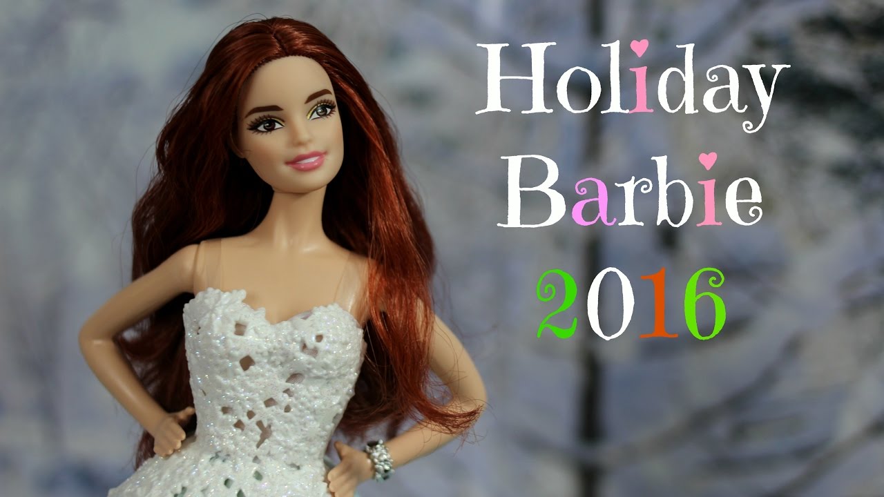 Barbie Chat #2: Holiday Barbie 2016 Kmart Exclusive Auburn Hair. ADULT COLLECTOR