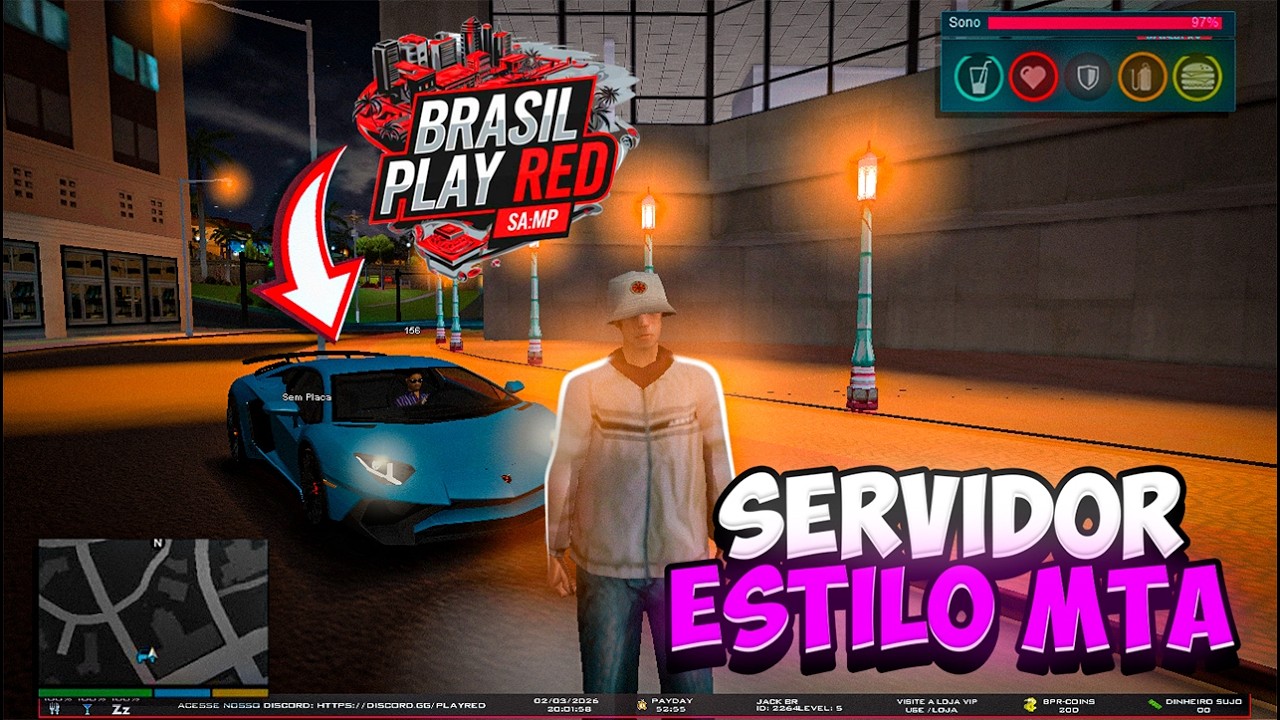 AGORA! NOVO SERVIDOR de SA:MP ESTILO MTA! FICOU MUITO BOM! ORG e CORP GRATIS GTA SAMP ANDROID e PC