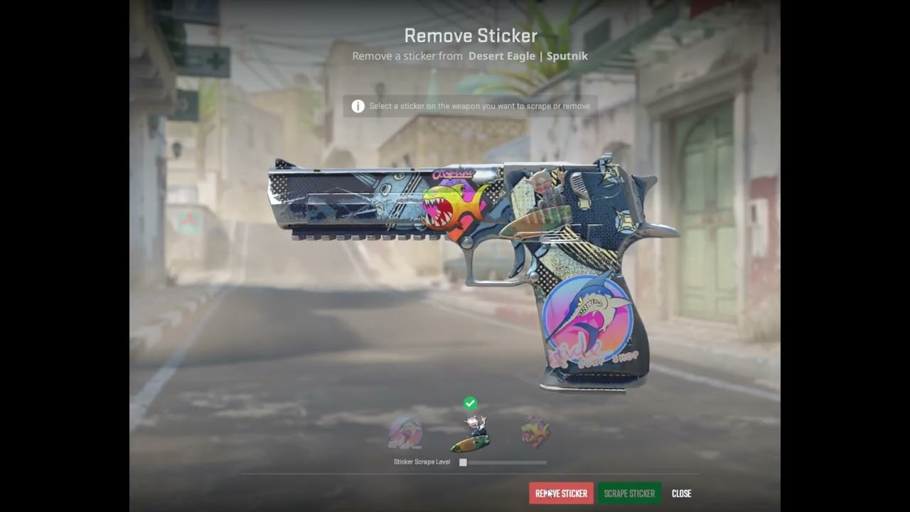 Fire Serpent Surf K (Foil) Sticker Removal #110