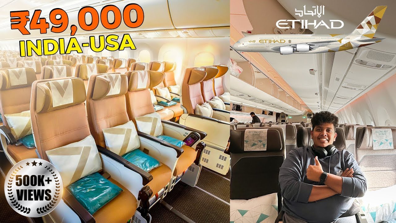 India to America 🇺🇲 in Worst Flight Experience 🤬| Etihad Airways - Irfan's View