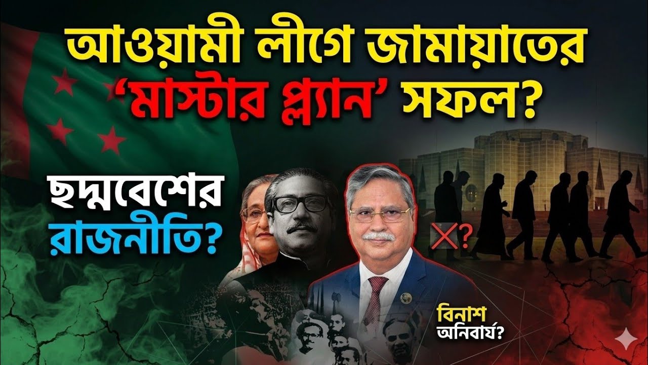 আওয়ামী লীগে জামায়াতের ‘মাস্টারপ্ল্যান’ সফল? | পর্দার আড়ালের ভয়ংকর সমীকরণ!