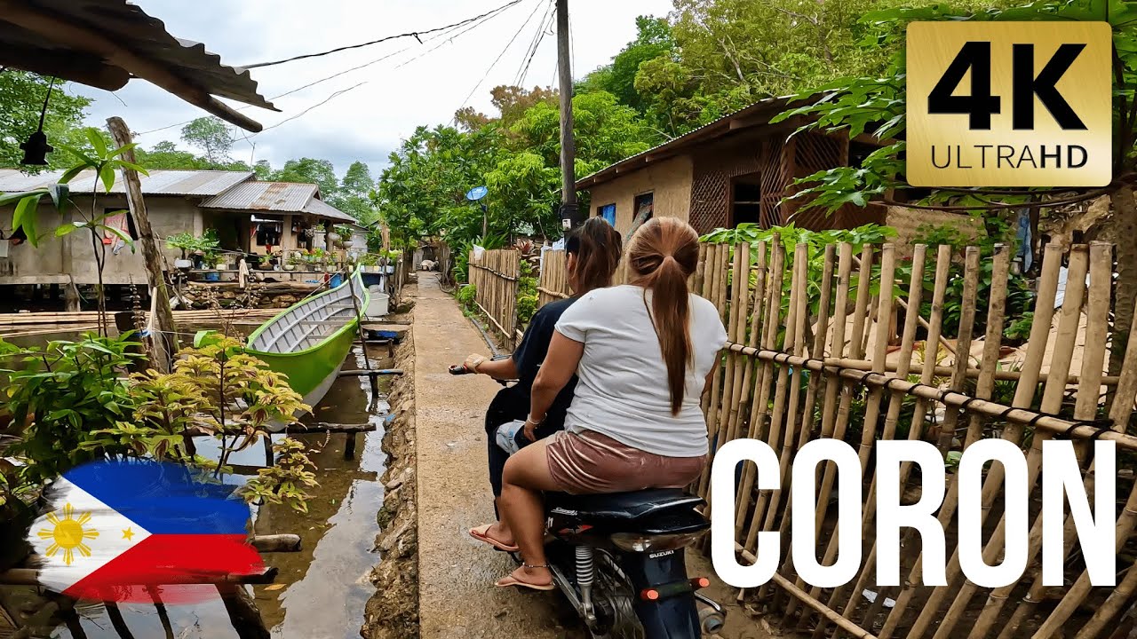 🇵🇭 Walking in Concepción | Coron - Busuanga - Palawan - Philippines [🇵🇭 WALK 4K ] #palawan #busuanga