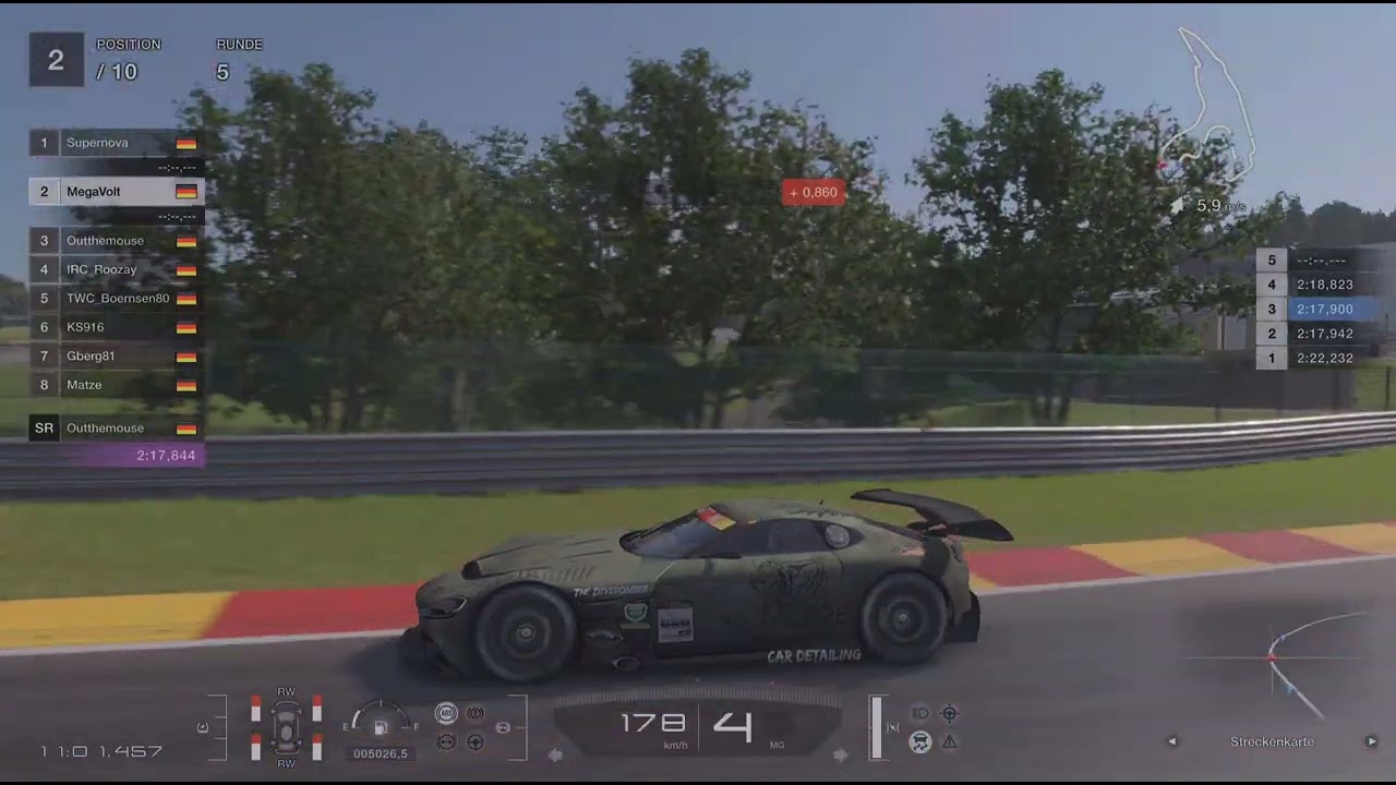 GT7 - BBRB Liga Finale - Auf Spa gegen das Alien