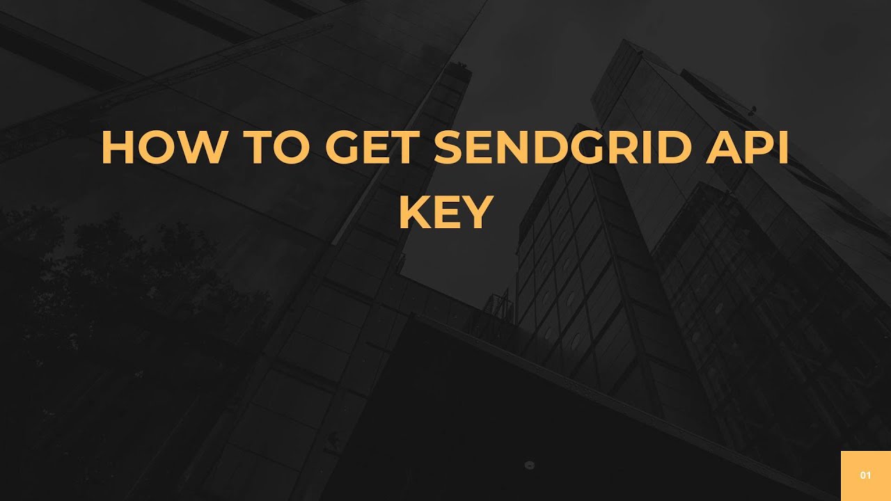 Как получить ключ API SendGrid
