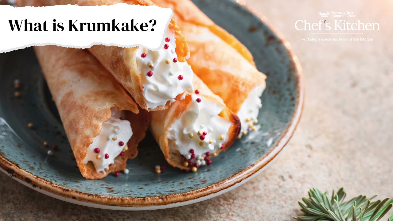 KRUMKAKE - Norwegian Christmas food | NСС Chef's Kitchen