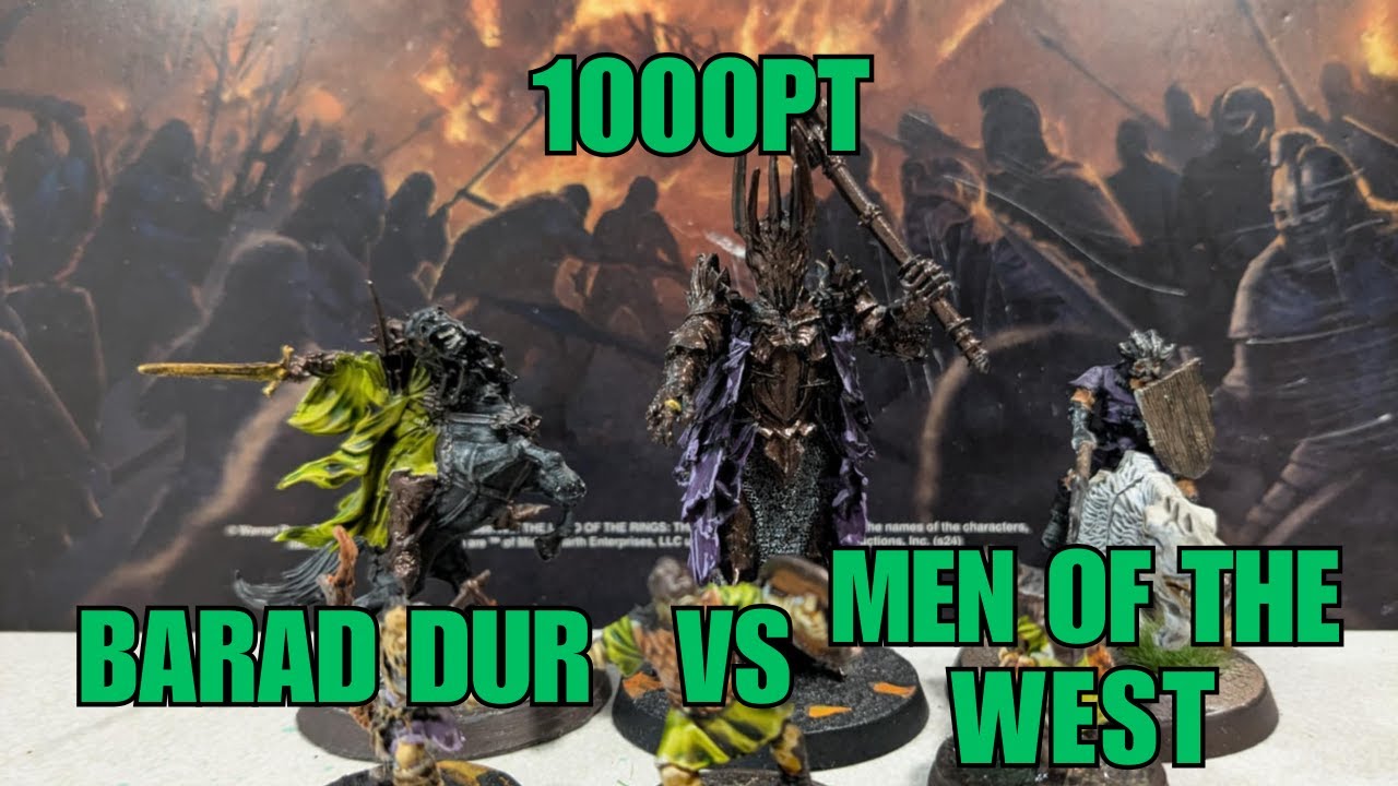 Barad Dur vs Men of the West 1000pt MESBG Battle Report