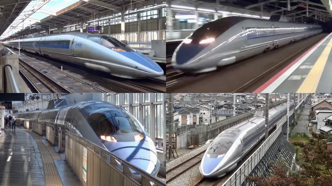 【さらば最速新幹線】500系「こだま」 新大阪〜博多　走行シーン集【2024年】