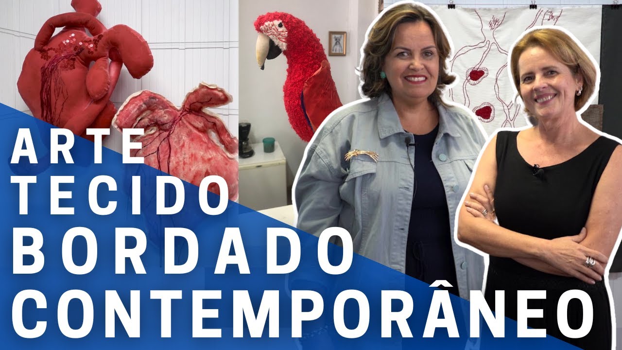 Arte, atelier e o bordado contemporâneo da Eula Teixeira