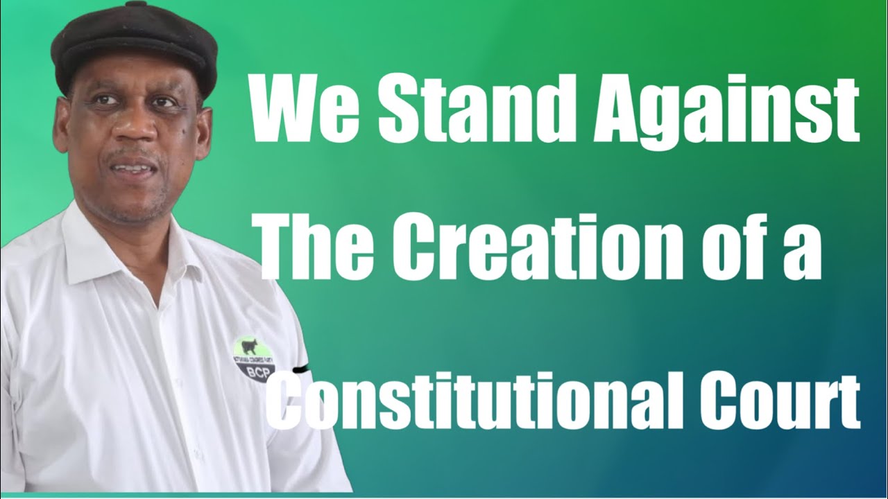 We Are Going To Vote No For Constitutional Court- LOO Saleshando