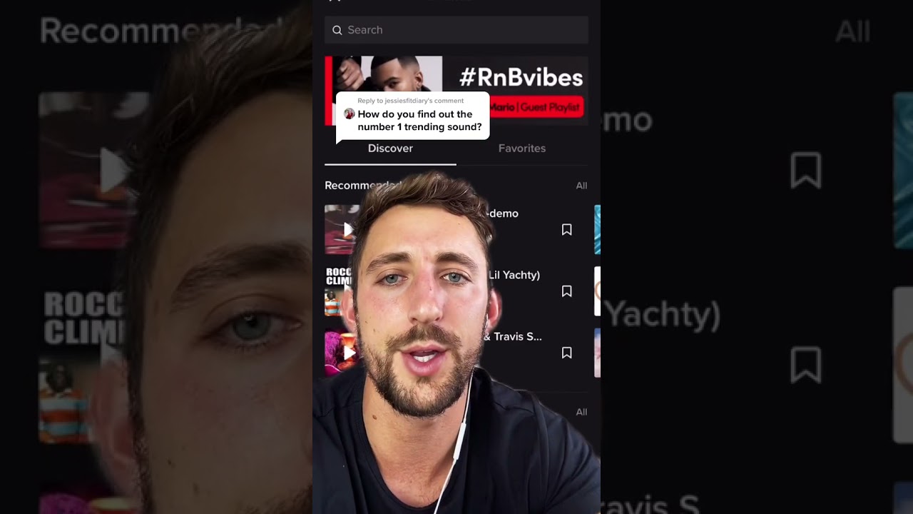 Найдите популярные звуки в TikTok
