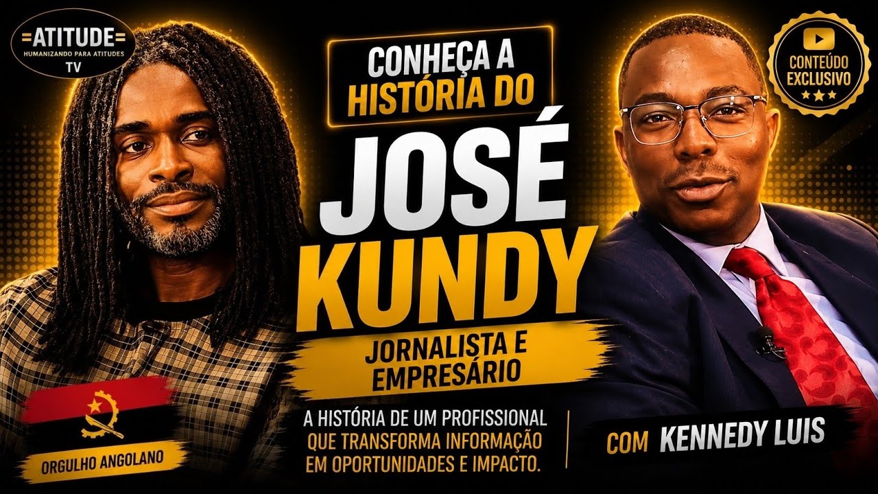 Ele acreditou e tornou-se um jornalista de renome em Angola.kennedyLuis