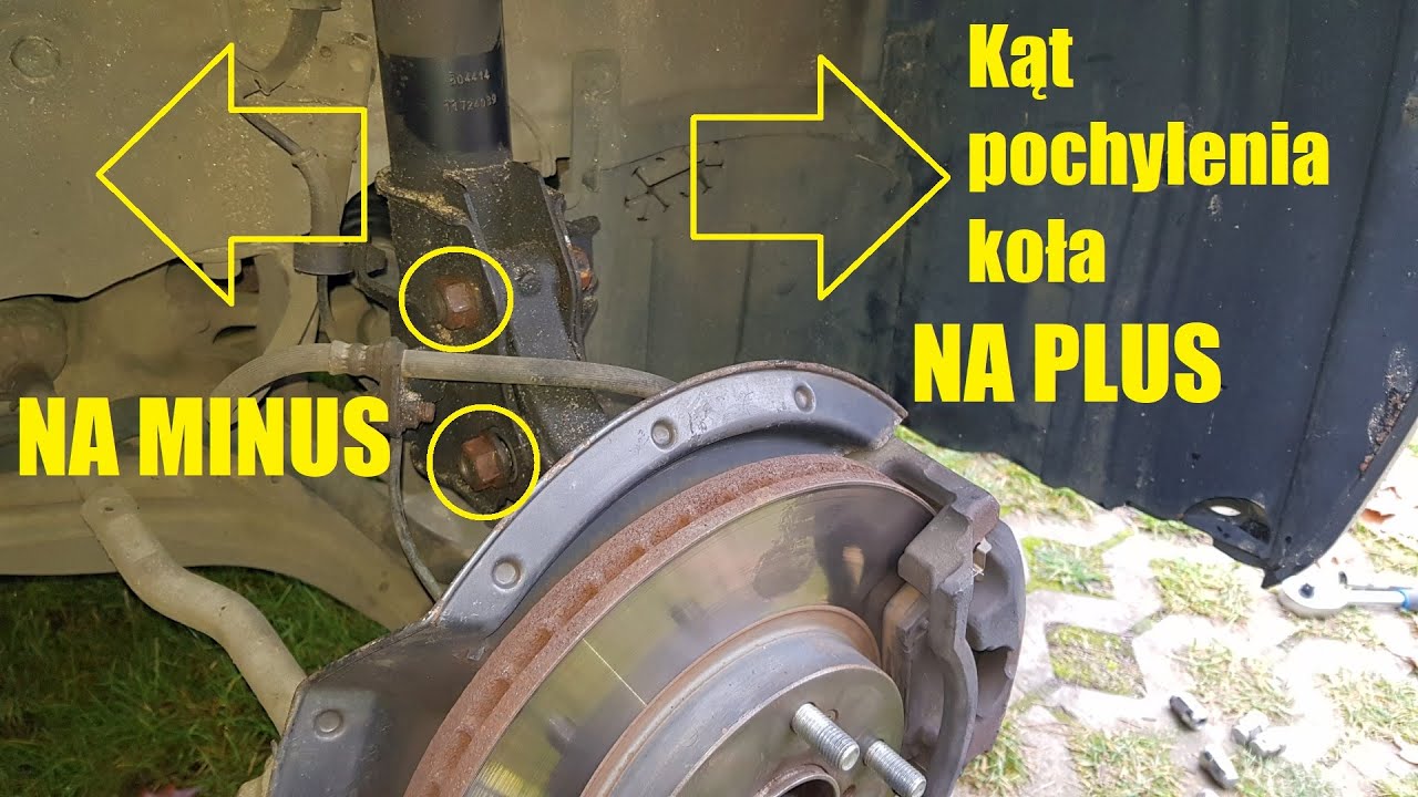 Zbieżność Ustawiona, a Ściąga w Prawo lub Lewo ?? Kąt pochylenia kół do poprawy !! ;)