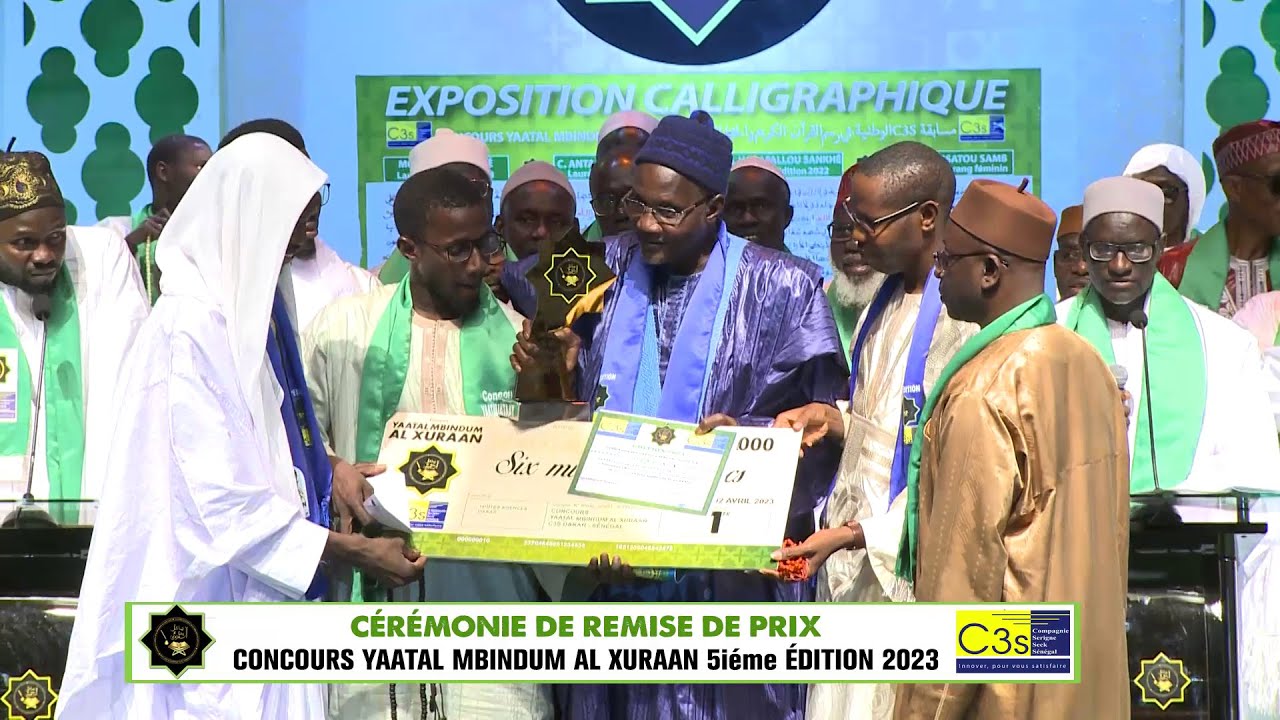 CÉRÉMONIE DE REMISE DE PRIX CONCOURS YAATAL MBINDUM AL XURAN C3S 2023