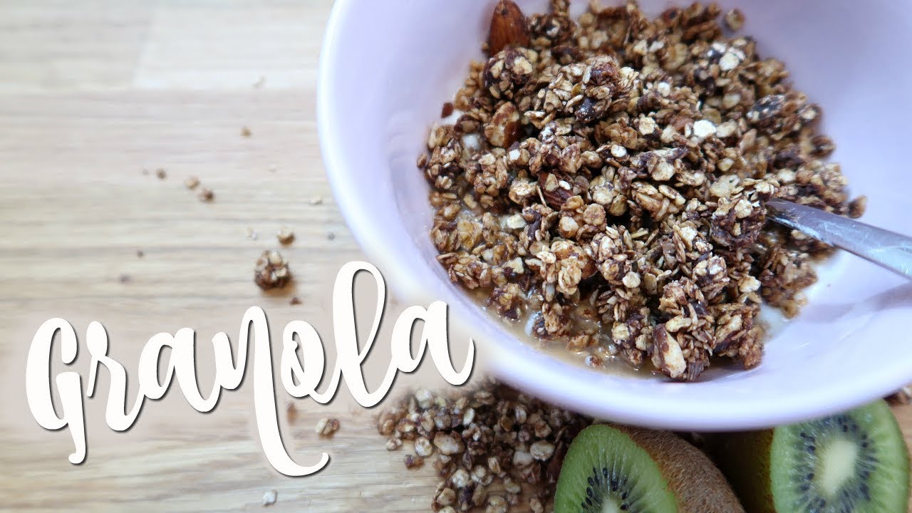 GRANOLA CHOCOLAT - simple, rapide et ULTRA GOURMAND !