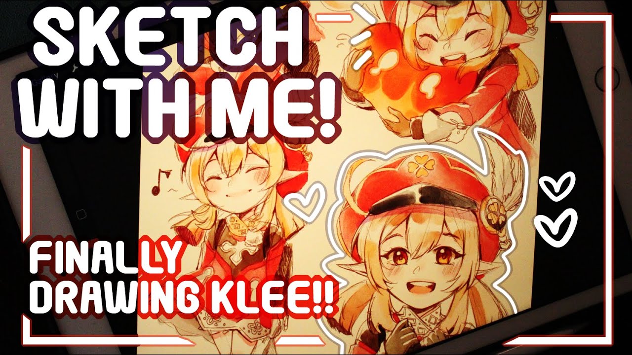 Sketch With me! |Drawing Klee! |