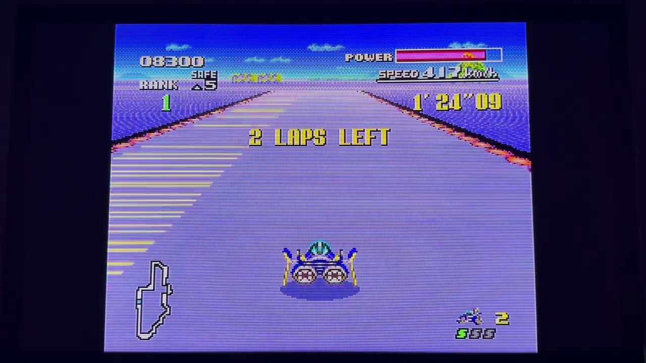 Gameplay - Big Blue BS F-Zero 2 MSU-1 Super Nintendo 1chip Switchless By Borti
