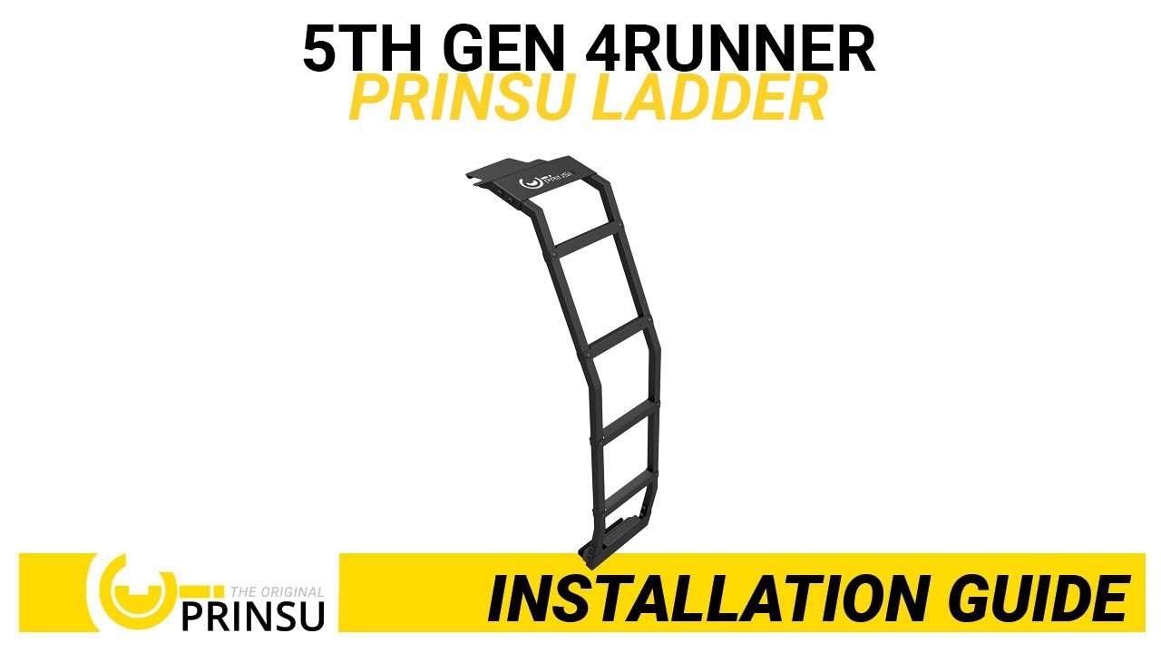 Prinsu 5th Gen 4Runner Ladder Clamp Bracket Install | 2014-2024