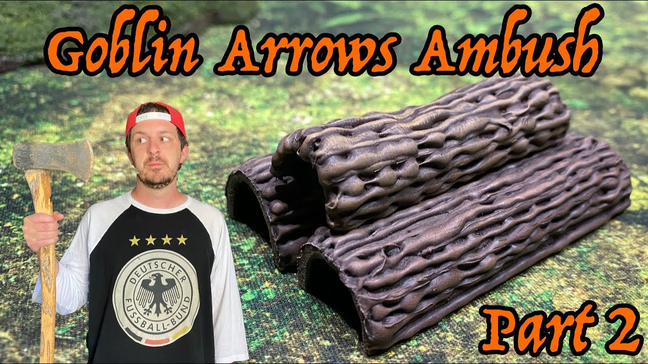 -Fallen Logs- How to Build EPIC Terrain for Lost Mine of Phandelver Adventure (Ep. 2) D&D Crafting