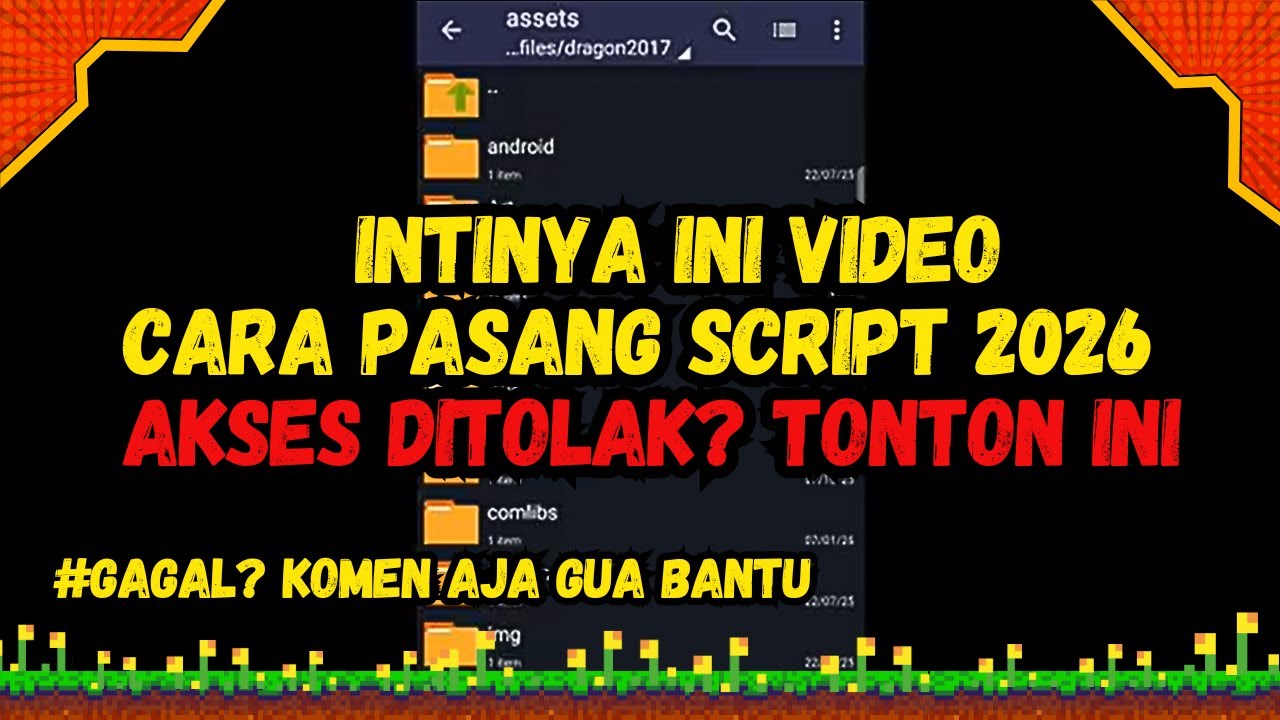 CARA PASANG SCRIPT MOBILE LEGENDS TERBARU 2026 || TUTORIAL PASANG SCRIPT 2026