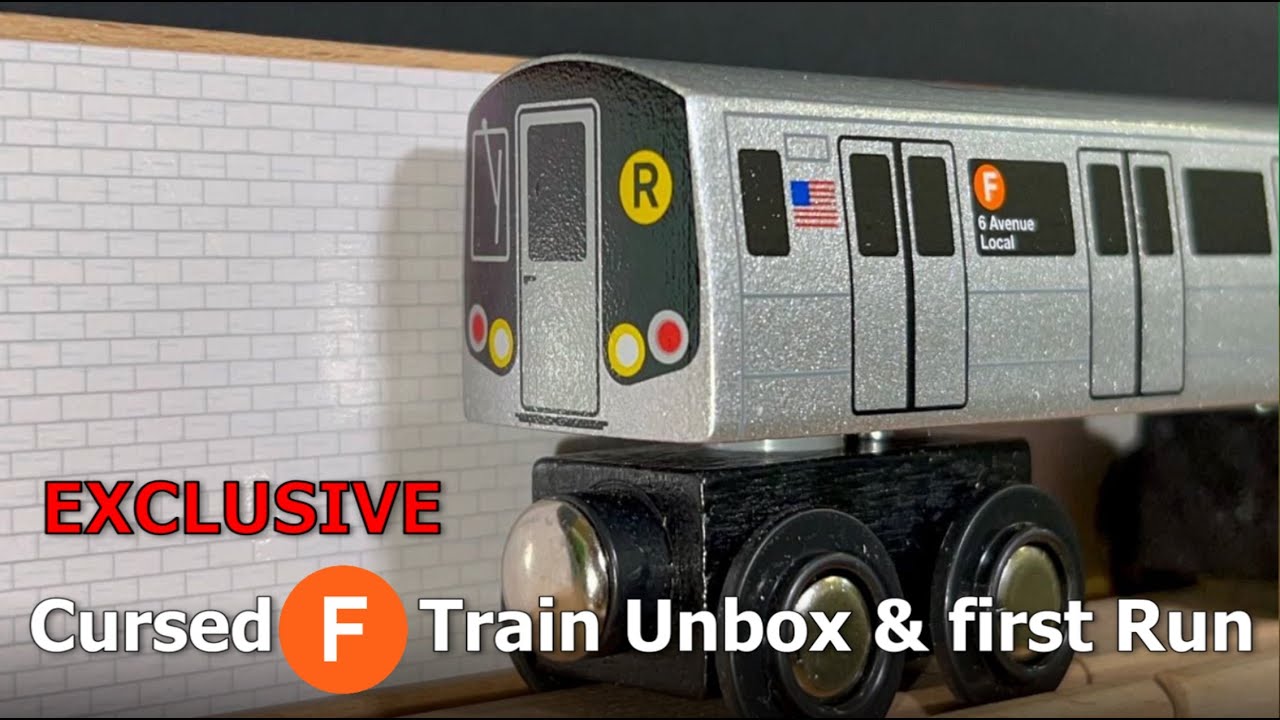 ЭКСКЛЮЗИВ: Распаковка и первый запуск поезда Curced Munipals MTA R160 F — Subway Mini Clip