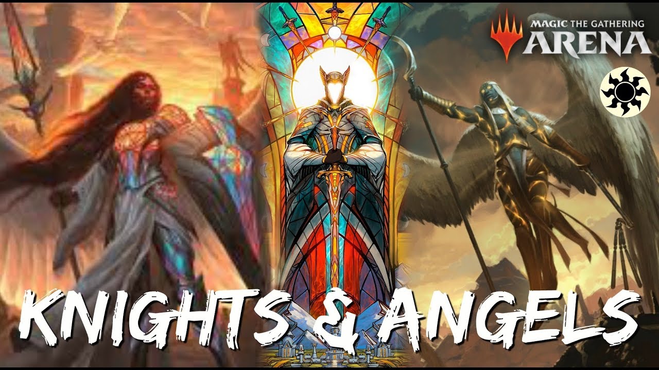 KNIGHTS & ANGELS [MTG Arena] | Mono-White Angels Deck in M19 Standard