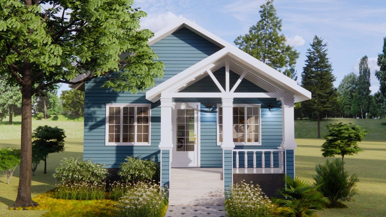 7 X 8m (23 X 26 ft) Fall in Love Small House Design | Exploring Tiny House