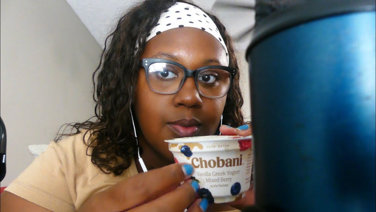 ASMR Yogurt lid licking | NaytinglesAsmr 