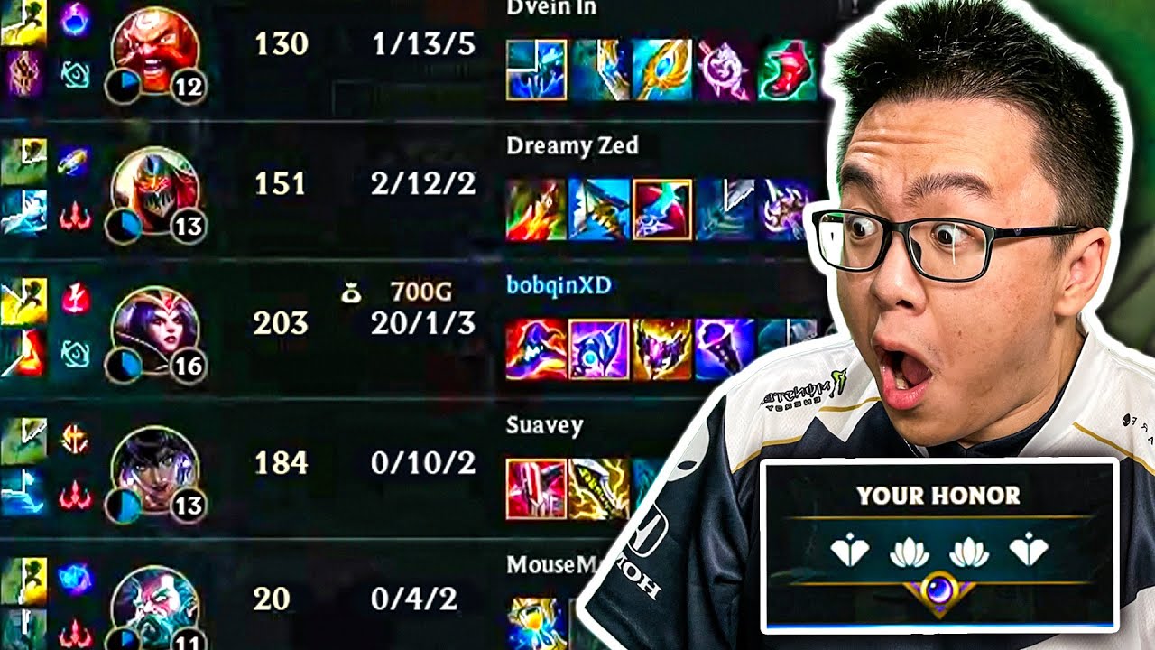Not even 4 trolling teammates can stop me... My greatest Leblanc game EVER.