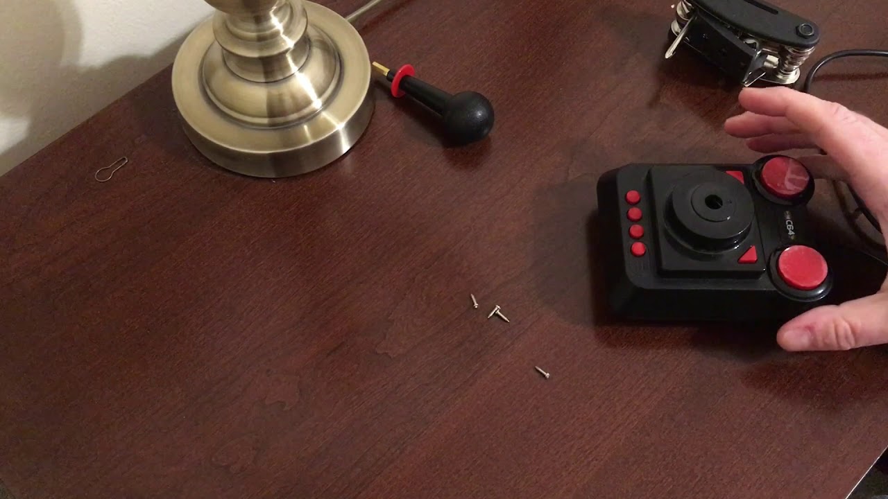 The C64 MAXI joystick repair - Easy to fix if this happens to you.