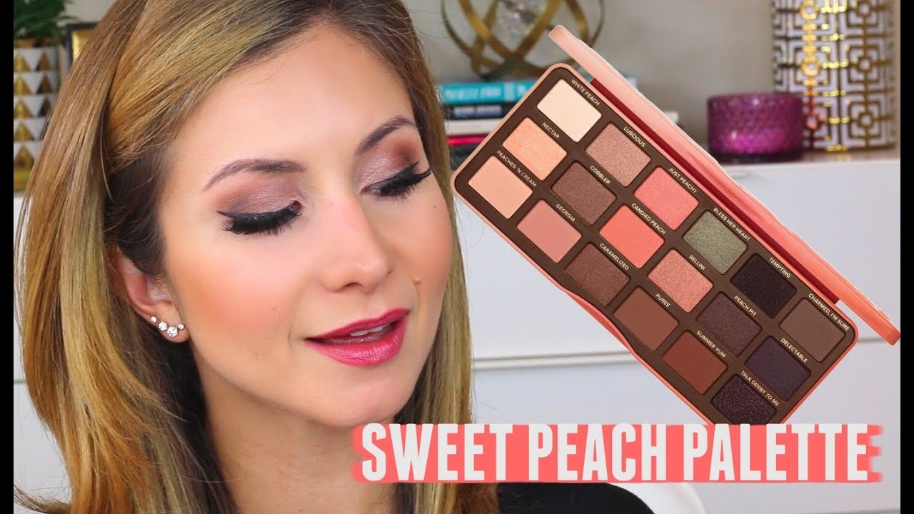 Возвращение к палитре в четверг | Too Faced Sweet Peach | GRWM для фотосессии