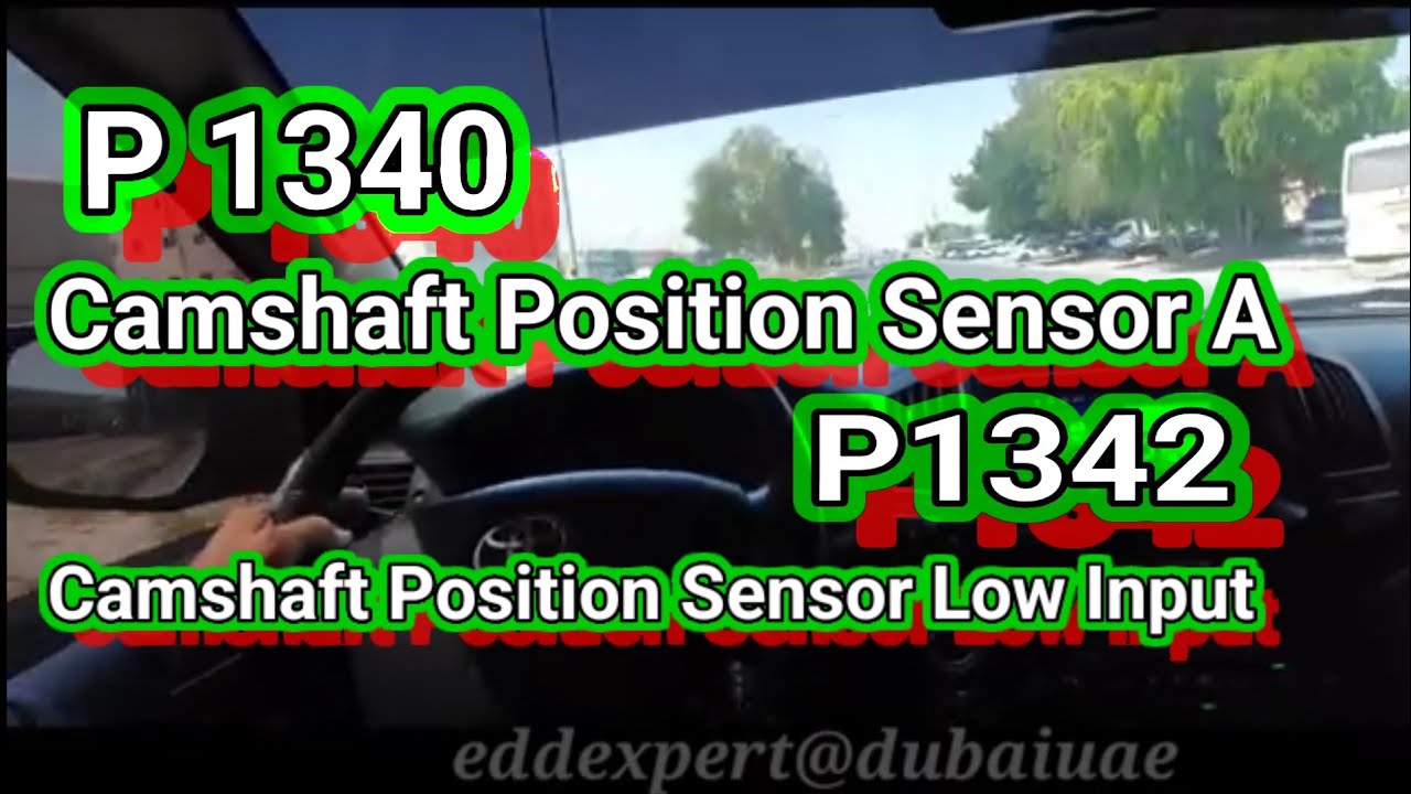 🇵🇭 P1340 - P1342 Camshaft position sensor 