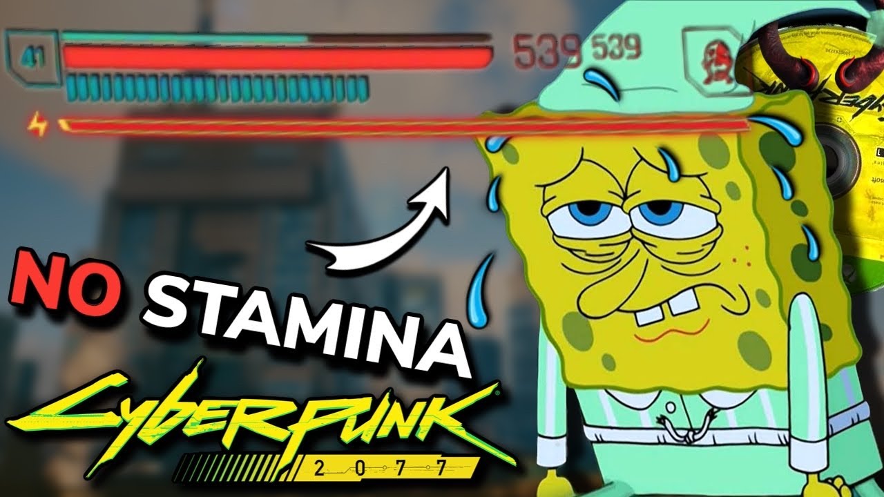 I Tried Beating Cyberpunk 2077 with Absolutely ZERO Stamina (Custom Mod Challenge)