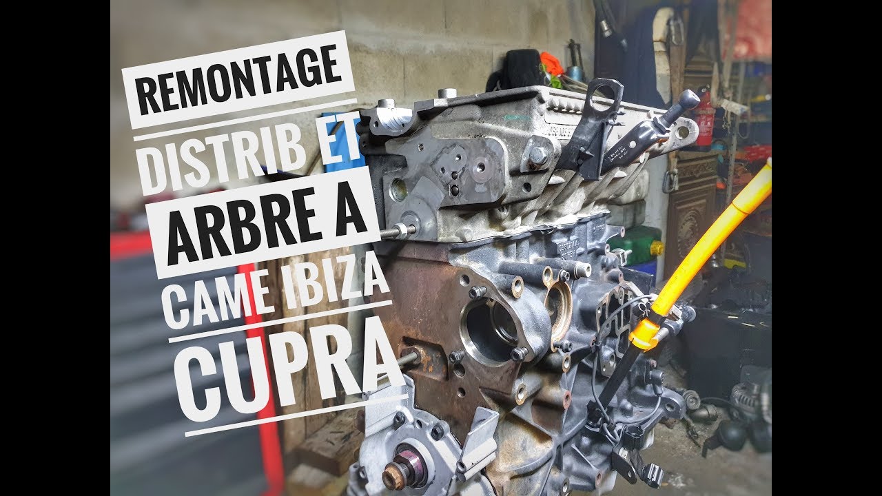 Vlog#34 REMONTAGE DISTRIBUTION, ARBRE A CAME IBIZA CUPRA