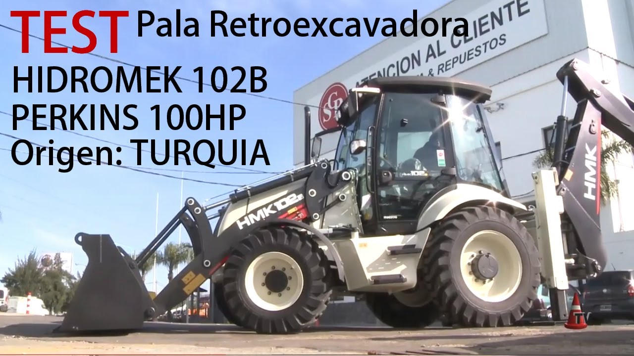 P10 - [1 de 3] - Test Pala Retroexcavadora Hidromek HMK 102B - Grúas San Blas