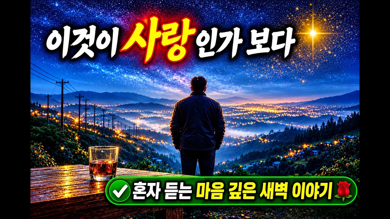 이것이 사랑인가 보다 | 뒤늦게 알게 된 한 사람 | 잠들기 전 시노래