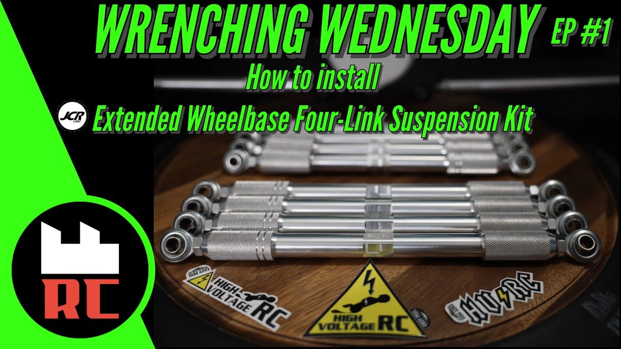 How to install JCR Extended Wheelbase Four Link Suspension Kit for Primal RC Monster Truck