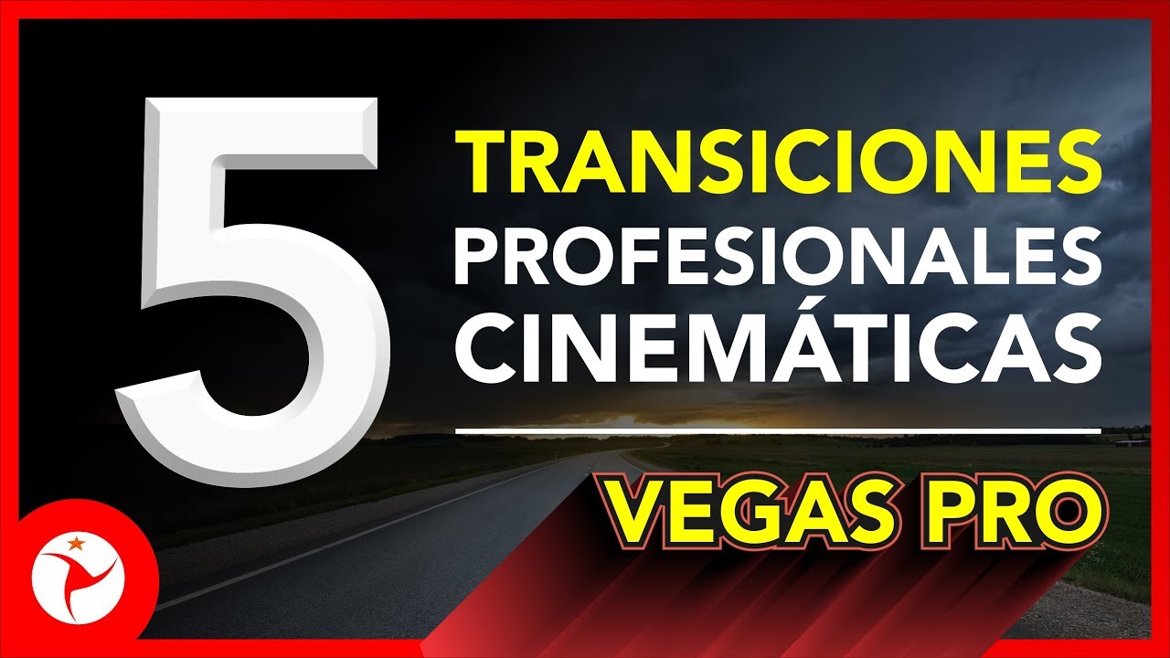 🤩  5 🌟TRANSICIONES PROFESIONALES🌟 que DEBES APRENDER ►TUTORIAL VEGAS PRO ʜᴅ