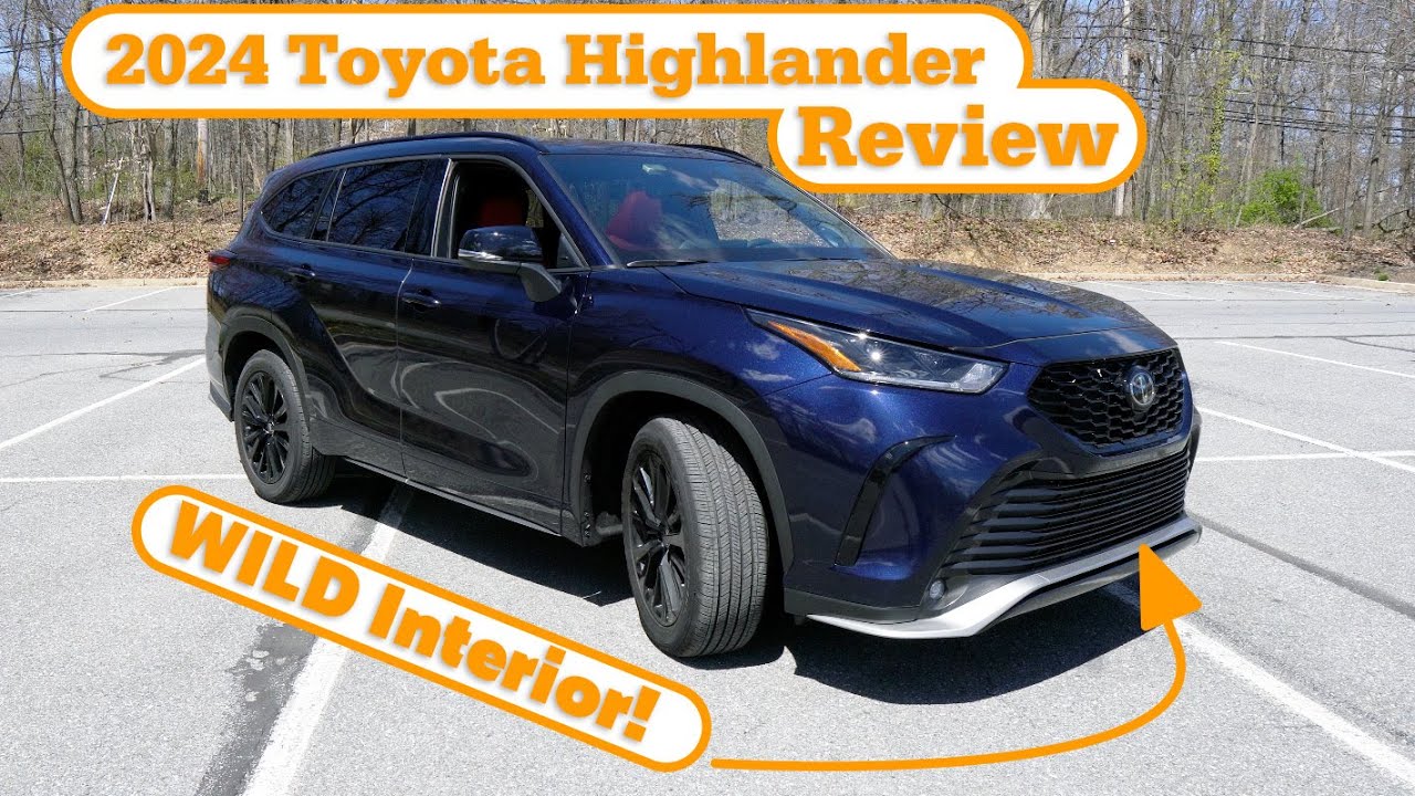 Toyota Highlander 2024 года — это первоклассный семейный внедорожник с ПОТРЯСАЮЩИМ интерьером.