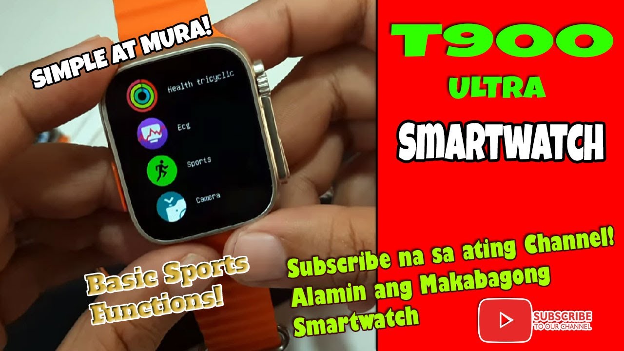 T900 Ultra Smartwatch - Murang Watch Ultra Clone