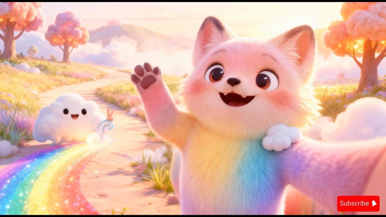 Kids Song & Nursery Rhymes | Boo the Rainbow Fox | Sing Along Dance