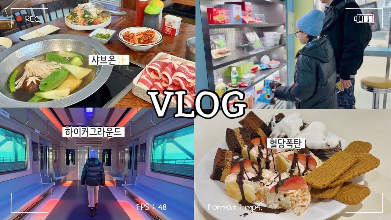 vlog))40대 애엄마의 평범한일상✨집밥, 봄방학, 설 명절, 네일아트, 샤브온, 세뱃돈, 하이커 그라운드, 종로, 애슐리, 영풍문고, 교보문고👀