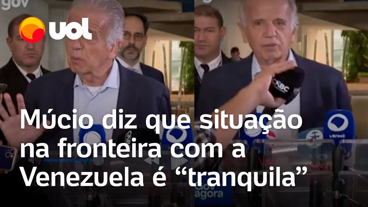 Venezuela: Situa&ccedil;&atilde;o na fronteira &eacute; tranquila, diz ministro da Defesa, Jos&eacute; M&uacute;cio