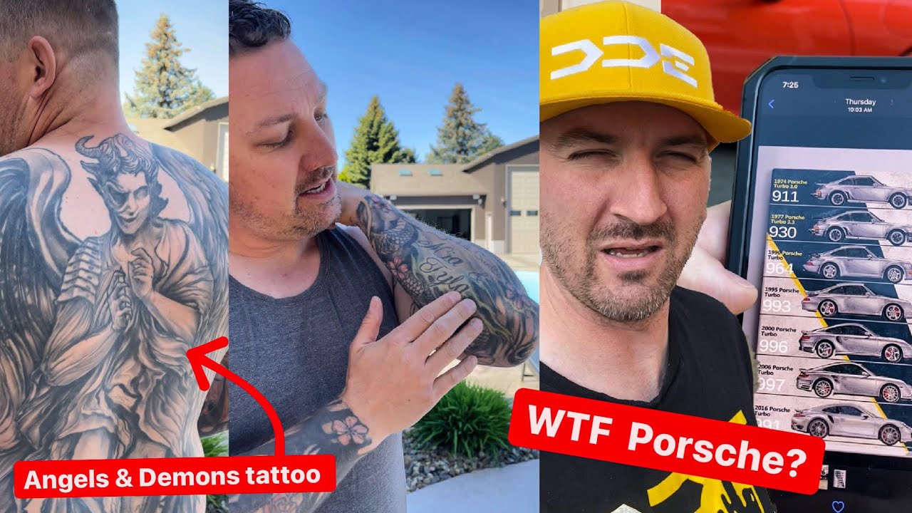 Damon Explains CRAZY Tattoos… Dave HATES Porsche for doing this…