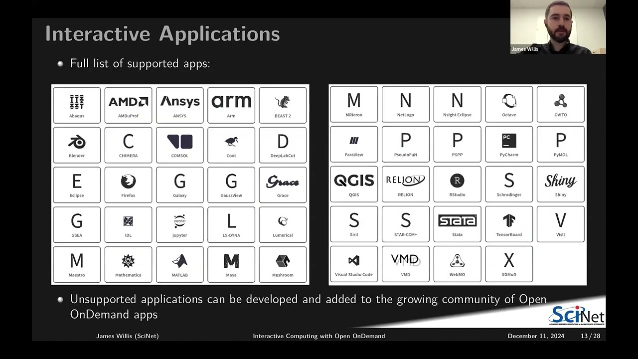 Interactive computing with Open Ondemand
