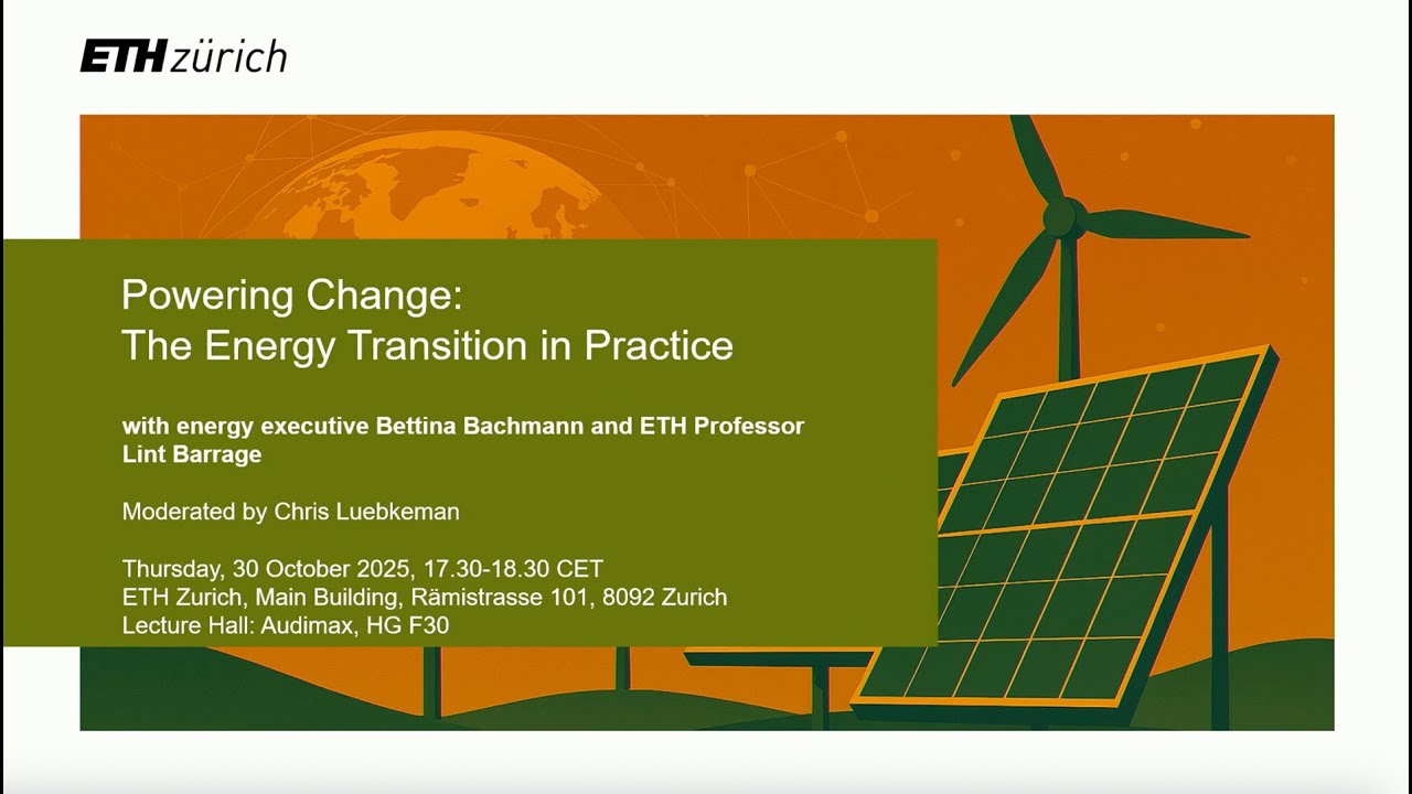 Global Lecture Series: The Energy Transition in Practice