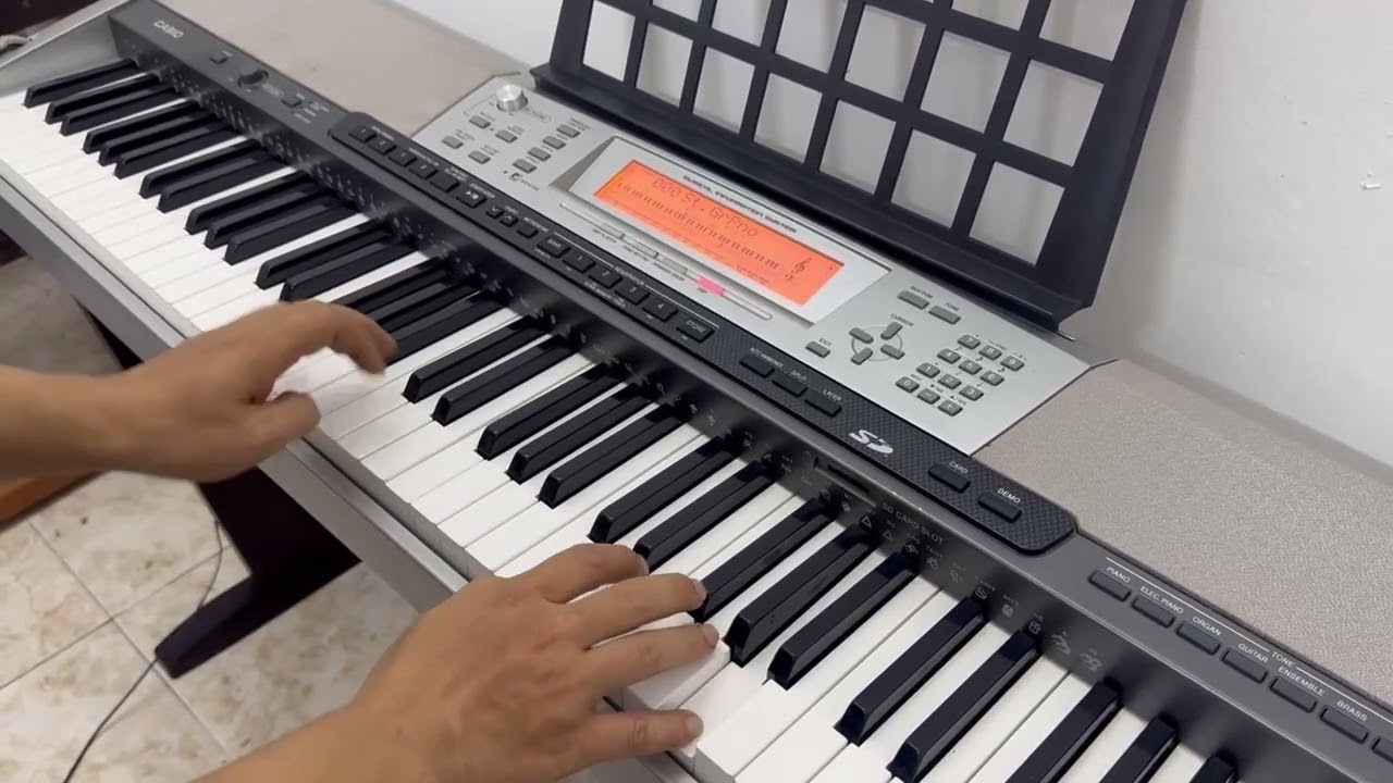 review test tiếng đ&agrave;n piano điện Casio PX410  Demo piano Gặp mẹ trong mơ