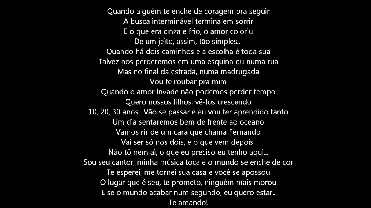O Amor Coloriu - Luan Santana (com letra)
